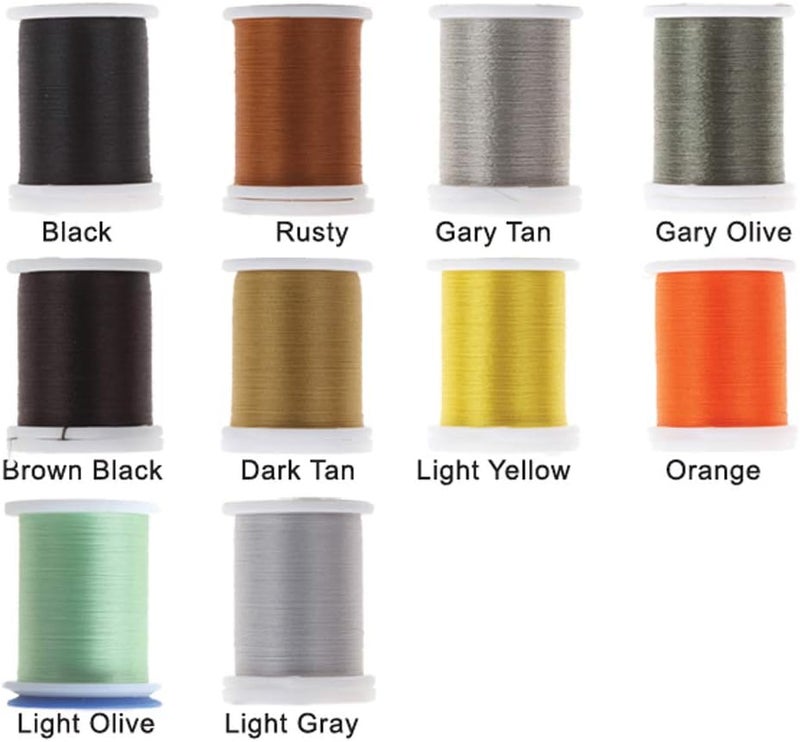 Riverruns Super Realistic Standard Thread 3/0,6/0,8/1,Twisted Thread, Body Thread Fly Tying Material Proudly from Europe Tie Flies Body - Image 2